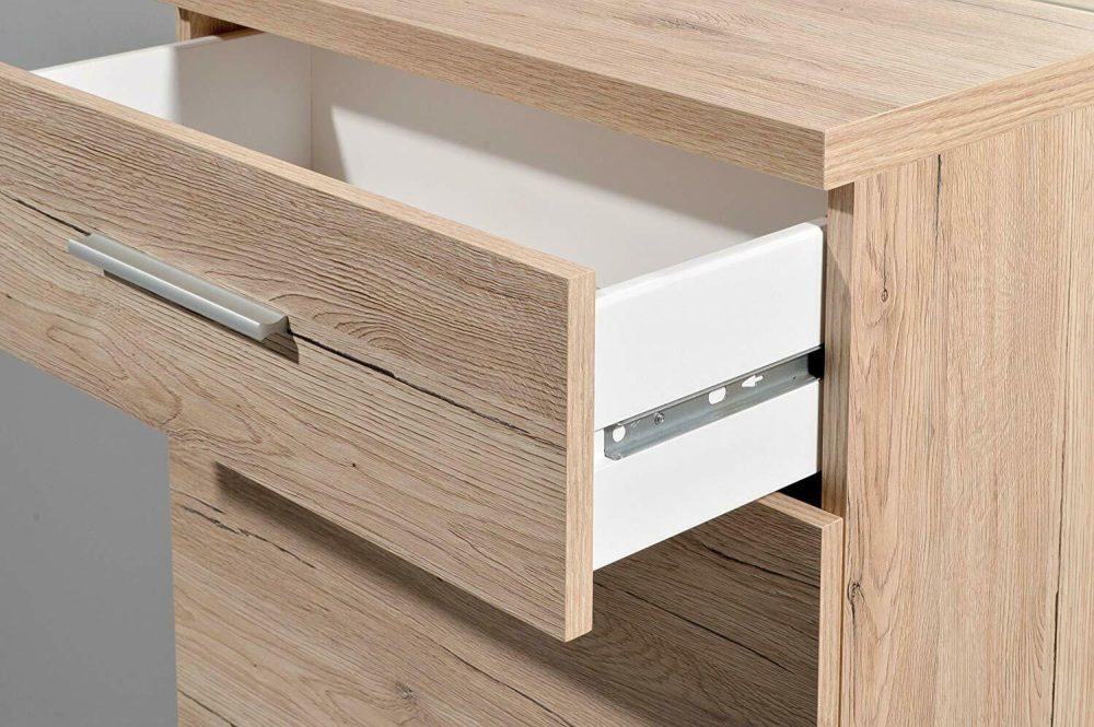 Garderobe mit 2 Schuhklappen, in Sanremo-Eiche-Nachbildung – Möbel 29