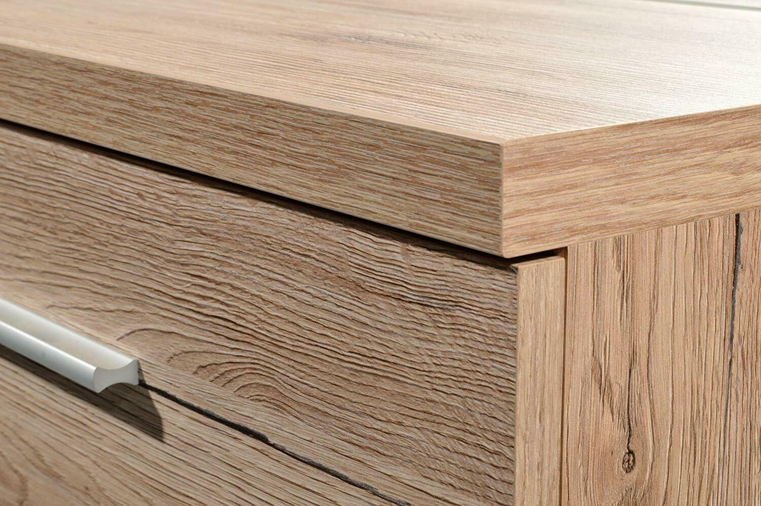 Garderobe mit 2 Schuhklappen, in Sanremo-Eiche-Nachbildung – Möbel 29